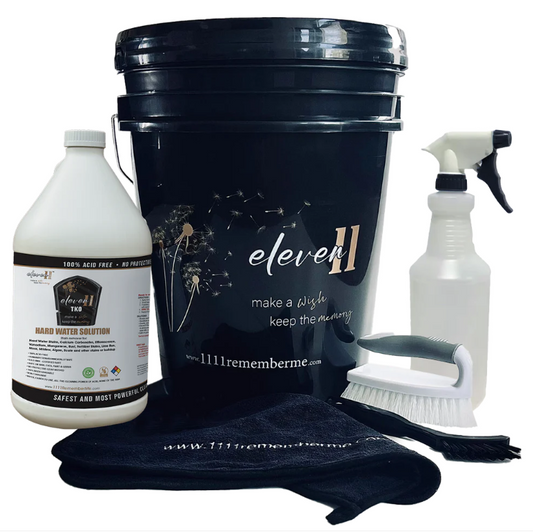Eleven11 TKO Hard Water Headstone Cleaner KIT (1 Gal)